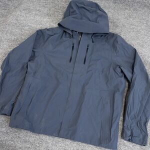 Clothing Arts Jacket Men XL Blue The Cubed Travel Waterproof Hooded Pick Pocket